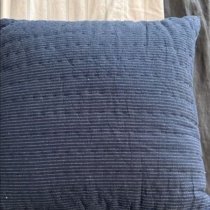 Levi's Dark Blue Textured Accent Pillow